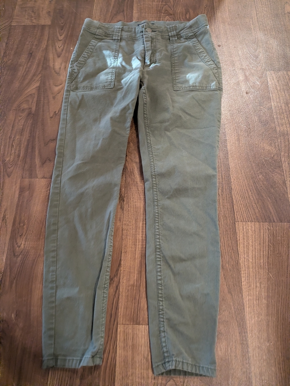Toad & Co Women’s Earthworks Skinny Pants Size 6 Olive Green Organic